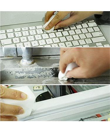 U-M All-Purpose Magic Cleaning Sponge Eraser Foam Household Cleaner Non-Scratch Scrub Sponge Pads for Kitchen White as shown - Buy Online on GoSupps.com