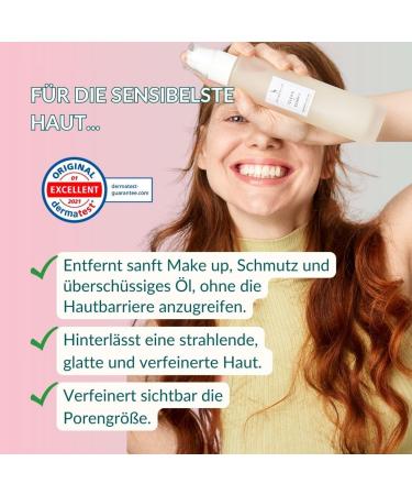 Washing Gel for Facial Cleaning with Salicylic Acid & Bio Aloe Vera | Natural Anti-Pimple Cleaner | 150ml Facial Care by Mother Nature - Buy Online on GoSupps.com