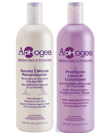 Aphogee Pro Vitamin Leave-in Conditioner and Keratin 2-Minute Reconstructor