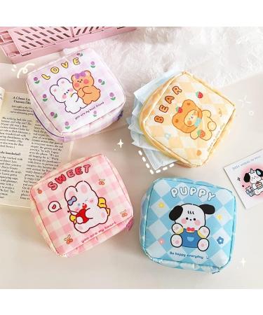 3-Pack Women's Period Binding Bags - Portable Tampon Holder & Hygiene Case for Teen Girls & Women - Stylish Pink Handbag & Wallet - Buy Online on GoSupps.com