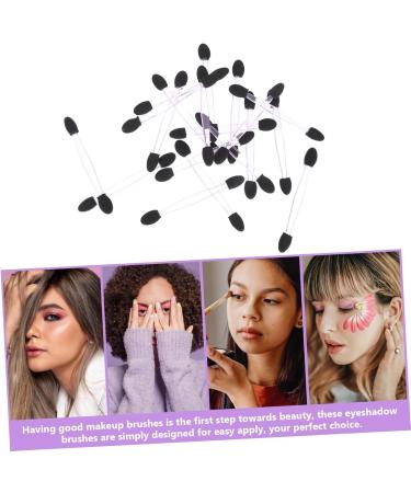 NOLITOY 100pcs Eye Shadow Stick Eyeshadow Eye Makeup Tools Cosmetic Woman Makeup Tools Make up Makeup Stick 7.5x0.5cm Black - Buy Online on GoSupps.com