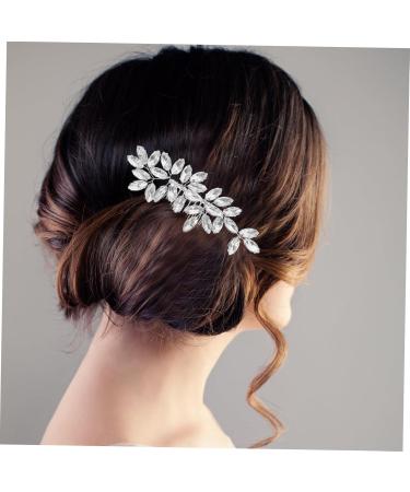 DOITOOL Crystal Hair Accessories Tiara Hair Pin Wedding Hair Accessories Hair Clips Hair Barrettes Rhinestone Bobby Pins Wedding Decor Hair Comb Bride Gem Hair Piece Zinc Alloy - Buy Online on GoSupps.com