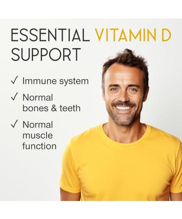 Vitamin D3 4000 IU - Vitamin D Tablets High Strength - 180 Softgel Capsules - VIT D Supplement for Strong Bones Muscles Teeth Immune System - High Absorption Cholecalciferol D3 Vitamins 4000IU - Buy Online on GoSupps.com
