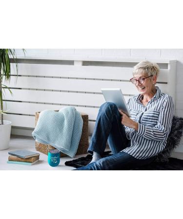 Fancyfams Grandma's Sippy Cup Tumbler - 12oz Stainless Steel Insulated Wine Tumbler with Lid & Straw | New Grandma & Funny Birthday Gift - Turquoise - Buy Online on GoSupps.com