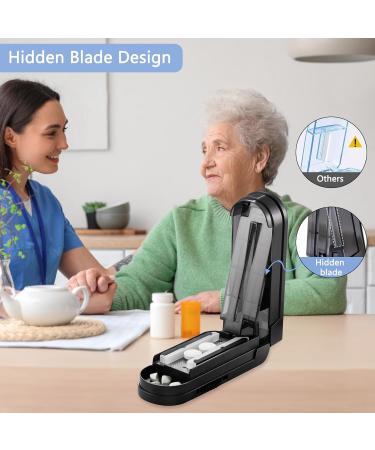 Buy Adjustable Pill Splitter & Medicine Slicer - Safe and Accurate Vitamin Divider for Small Pills - International Shipping Available - Buy Online on GoSupps.com