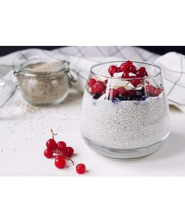 Non-GMO White Chia Seeds 12 oz - Raw & Kosher, Omega-3, Protein & Fiber Rich Superfood for Keto Vegan Sirtfood Diet - Ideal for Chia Pudding, Yogurt, Smoothies - 1 Pack - Buy Online on GoSupps.com