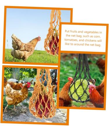 Parliky 2pcs String Hooks Chicken Poultry Feeder Net Hanging Feeder for Hens Tool Belt Hook up Fruit - Buy Online on GoSupps.com