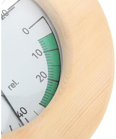 Sauna Thermohygrometer - Wall-Mounted Wooden Thermometer & Hygrometer for Precise Home Monitoring | International Shipping Available - Buy Online on GoSupps.com