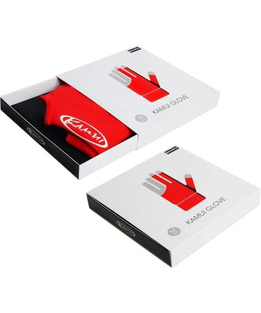 KAMUI Billiard Glove QuickDry for Left Hand - Red XL | Premium Pool & Snooker Accessory for Optimal Grip & Comfort - Buy Online on GoSupps.com