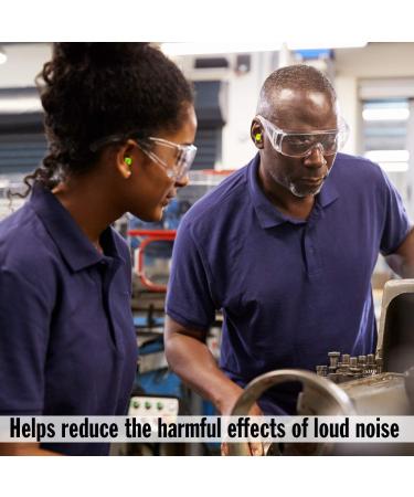 Hi Viz Soft Foam Earplugs - 50 Pair, Most Visible Color, 32dB High NRR - Ideal for Shop Work, Industrial Use, Motor Sports & Shooting - Buy Online on GoSupps.com