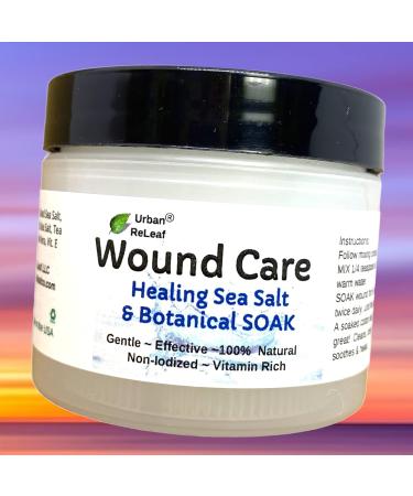 Urban ReLeaf Wound Care Sea Salt Botanical SOAK - Gentle & Effective Healing, Disinfectant, 100% Natural - Buy Online on GoSupps.com