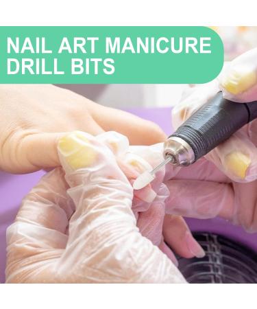 ZJchao Nail Drill Bits | 12 Pcs Wool Felt Polishing Bits for Manicure & Pedicure | Multi-Shaped Grinding Tools for Nail Polish & Jewelry Polishing - Buy Online on GoSupps.com