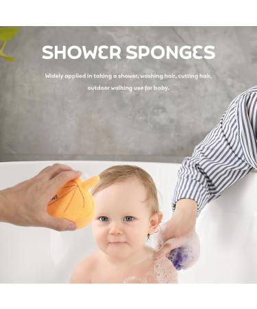 3pcs Cute Shower Loofah Sponge Set - Exfoliating Bath Mesh Pouf Balls for Soft Skin - Ideal Bathing Accessory for Spa-Like Experience - Buy Online on GoSupps.com