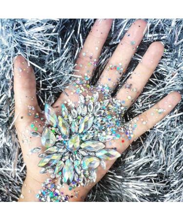 Ludress Festival Mermaid Crystal Body Stickers - Rhinestone Chest Jewels for Women and Girls - Buy Online on GoSupps.com