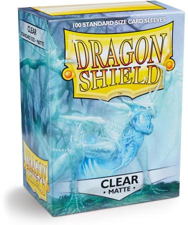 Dragon Shield Matte Clear Card Game Sleeves | Durable Protection for TCGs - Buy Online on GoSupps.com