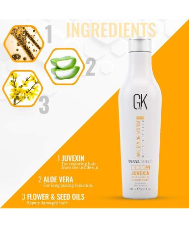 Global Keratin GKhair Shield Conditioner 240ml | Protects Against Sun & UV Rays | Aloe Vera & Natural Oils for All Hair Types - GKHAIR - Buy Online on GoSupps.com