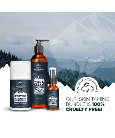 Men's Facial Care Kit: Skincare Set with Serum, Cleanser, and Moisturizer - Buy Online on GoSupps.com