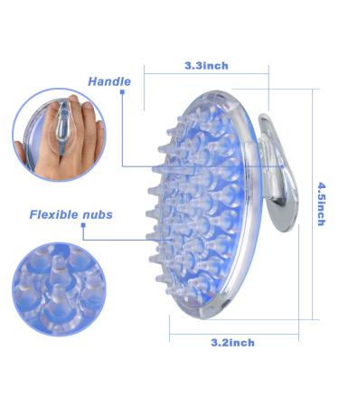TailaiMei Anti Cellulite Massager Brush - Body Shower Scrubber for Cellulite Remover (Blue) - Buy Online on GoSupps.com