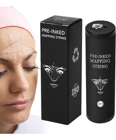 Eyebrow Threading Tool - Salon Quality Brow Threading Tool Point Tool Accurate Eyebrow Mapping | Black Ink Point Tool Beauty String Thread Set Professional Beauty String Thread for Home and Salon - Buy Online on GoSupps.com