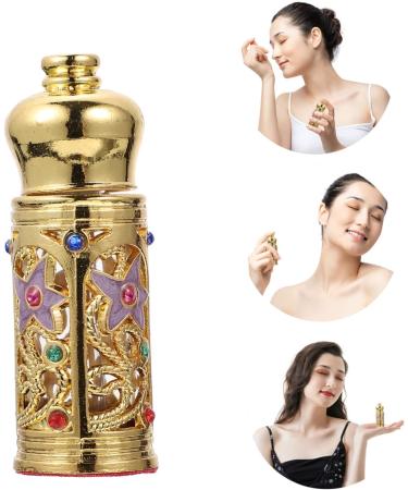 Beatifufu Essential Oil Empty Bottle Essential Oils Bottle Portable Bottle Decor Perfume Bottle Exquisite Bottle Decor Alloy Glass Perfume Bottle Perfume Storage Bottle Essence Bottle - Buy Online on GoSupps.com