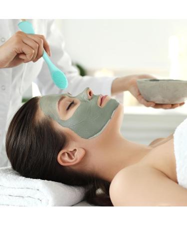 Qianyu Facial Cleansing Brushes Soft Bristle Silicone Portable Handled Facial Mask Brushes Deep Pore Cleansing Gentle Exfoliating for Removing Blackheads Whiteheads Makeup Residues - Buy Online on GoSupps.com