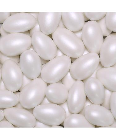 Buy 1kg White Pearl Almond Conchiglia - Perfect Wedding Sugar Almonds & Confetti for Baptism & Guest Gifts - Buy Online on GoSupps.com