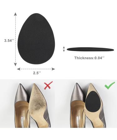 Non Slip Shoe Grips for High Heels - 4 Pairs Black - Buy Online on GoSupps.com