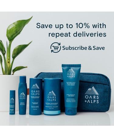 Oars + Alps Aluminum Free Deodorant Spray for Men & Women - Fresh Ocean Splash Travel Size 3.4 Fl Oz - Buy Online Internationally - Buy Online on GoSupps.com