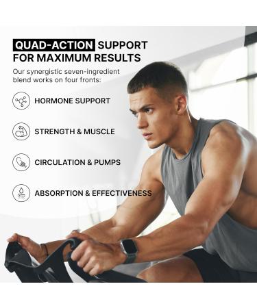 DMoose Fadogia Agrestis Supplement - All in One Formula for Testosterone Strength and Recovery - Non-GMO Gluten-Free Supplement with Fadogia Agrestis Tongkat Ali Turkesterone and Creatine - Buy Online on GoSupps.com