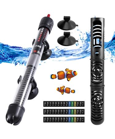 Silkwish aquarium heating 100W 120l thermostat heating elevator adjustable heater with suction cups regular heaters aquarium heaters adjustable temperature heaters for fish tanks - Buy Online on GoSupps.com