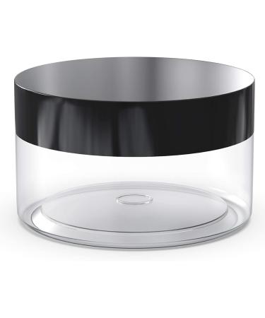 50 Pack 2oz Clear Plastic Containers with Lids - Ideal for Sugar Scrubs, Cosmetics, Lotions, Body Butters, and Slime - Refillable and Durable - Buy Online on GoSupps.com