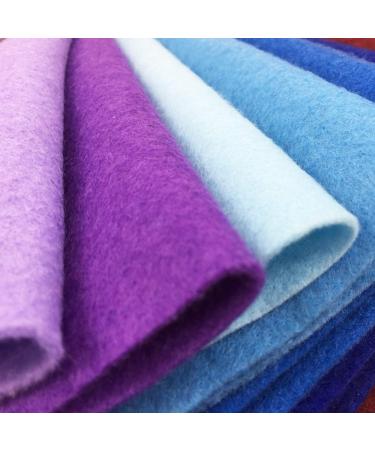Flic-Flac 1.4mm Soft Felt Fabric Sheet Assorted Color Pack - 24pcs DIY Craft Sewing Squares Nonwoven Patchwork (20*30cm) - Buy Online on GoSupps.com