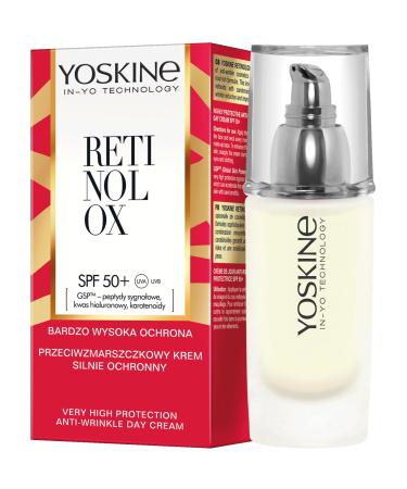 DAX Cosmetics Sp z oo Yoskine Retinolox Antiwrinkle day cream SPF 50+ highly effective sun protection for radiant skin