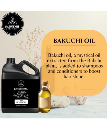 Naturevibe Botanicals Bakuchi (Babchi) Oil 32 Ounces | 100% Pure and Natural | Great for Skin Care and Hair Care - Buy Online on GoSupps.com