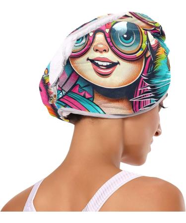 Buy Little Girl Colorful Cat Hair Towel 2 Pack | Super Absorbent Quick Dry Turbans for Women & Girls - International Shipping Available - Buy Online on GoSupps.com