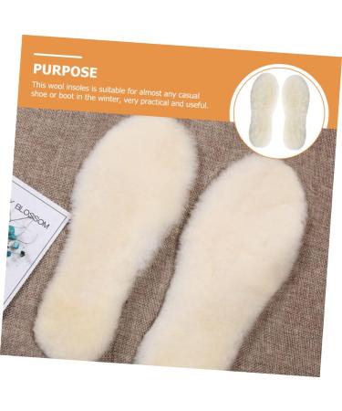 NOLITOY Insoles for Men & Women | Boot Inserts Wool Felt Winter Comfort - Shop Internationally - Buy Online on GoSupps.com
