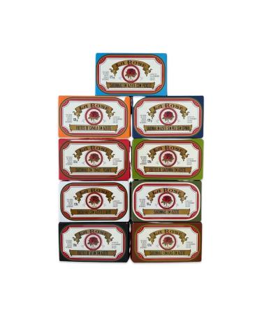 La Rose Portuguese Canning Set - 9 Types - Sardines - Tuna Fillets - Mackerel - Cod - Portugal
