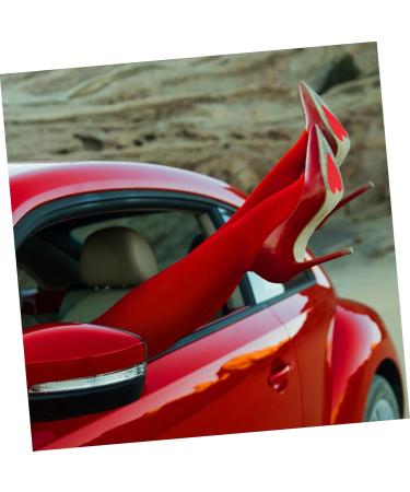 TENDYCOCO 9 Pairs Anti-Slip Shoe Sole Pads | Non-Slip Stickers for High Heels | Mute Sole Pads | Durable 6x6 cm Red Sole Patches - Buy Online on GoSupps.com