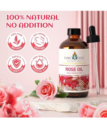EVOKE OCCU Rosemary Essential Oil and Rose Essential Oil - 4 Fl Oz - Buy Online on GoSupps.com