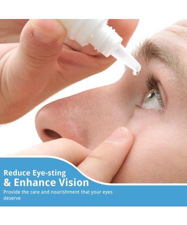 Vision Clarity Eye Drops 1% Carnosine - Antioxidant Lubricants for Dry Eyes & Cataracts - 2 Vials x 5ml - Buy Online on GoSupps.com