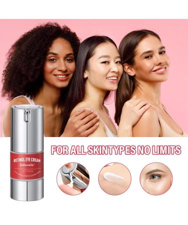 Retinol Eye Cream for Dark Circles & Puffiness | Hyaluronic Acid & Collagen | Smooth Fine Lines & Tighten Skin - Buy Online on GoSupps.com