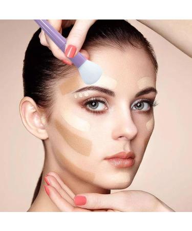 Dual Ended Makeup Brush Precision 2 in 1 Dual-End Brush Dual-End Contour Brush for Sculpting and Defining Nose Contour Kagrote - Buy Online on GoSupps.com