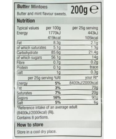 Morrisons Butter Mintoes 200g - Buy Online on GoSupps.com