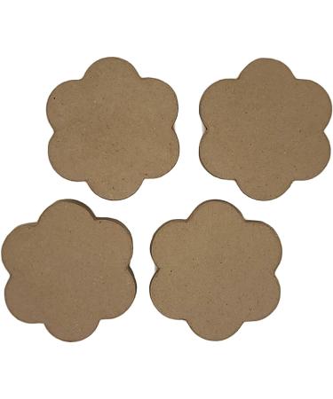 Set of 4 Small Flower Shaped Paper Mache Boxes with Lids | Perfect for Crafting, Gifts, and Jewelry Storage - Buy Online on GoSupps.com