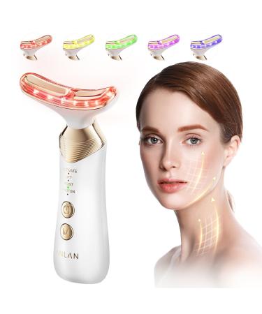 ANLAN 24K Gold Anti-Wrinkle Face Lifting Massage Red and Blue Light Beauty Skin Care Sensitive Skin