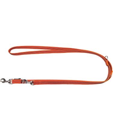 Adjustable Double Linen Dog Leash for Medium & Large Dogs - 2.40m Orange | Shipping Worldwide - Buy Online on GoSupps.com
