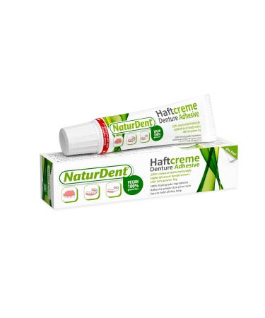 NaturDent Waterproof Zinc-Free Denture Adhesive | Ultra Strong Hold Dental Glue for Upper & Lower Dentures | 100% Food Grade Ingredients | Pack of 3 - Buy Online on GoSupps.com