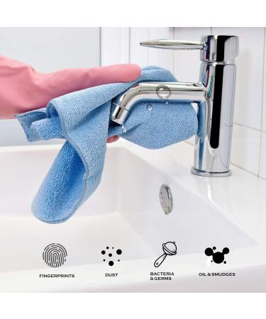 AAwipes Microfiber Cleaning Cloths - 10 Pack for Kitchen Electronics & More | Perfect for Delicate Surfaces - Buy Online on GoSupps.com