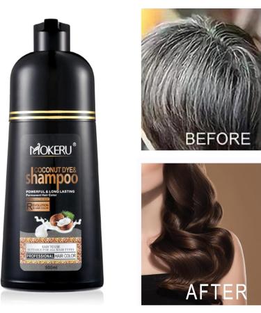  Zasdvn Natural shampoo for black hair black coconut hair coloring shampoo black hair color shampoo herbal black shampoo 500ml hair dye - Buy Online on GoSupps.com
