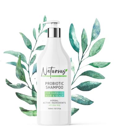 Natural After Keratin Aloe Vera Shampoo - Paraben Alcohol Sulfate and Salt Free - Nutrients Rich Organic Herbal Ingredients - Repair and Anti Frizz - Post Hair Coloration for Damaged Hair - 51 Ounces